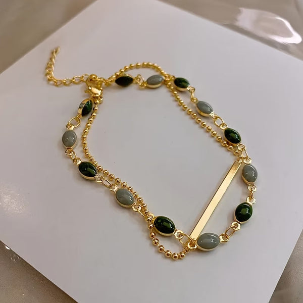 Layered Prestige Gold Bracelet
