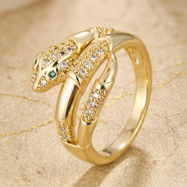 Lavish Snake Statement Ring