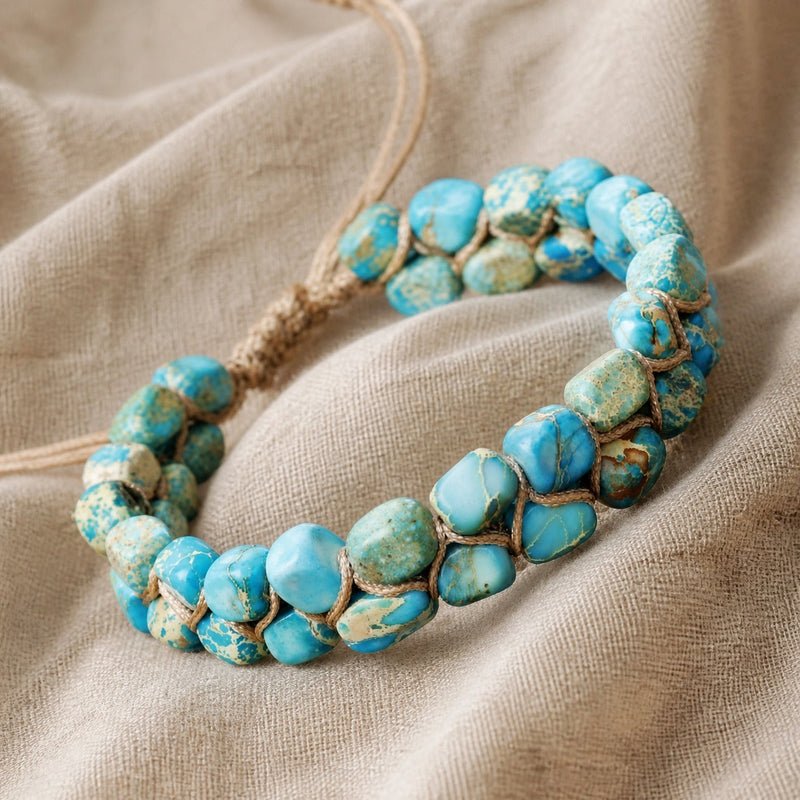 Natural Handmade Turquoise Bracelet