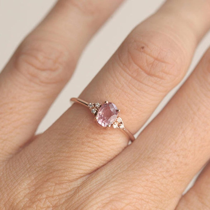 Blush Morganite Crystal Whisper Ring
