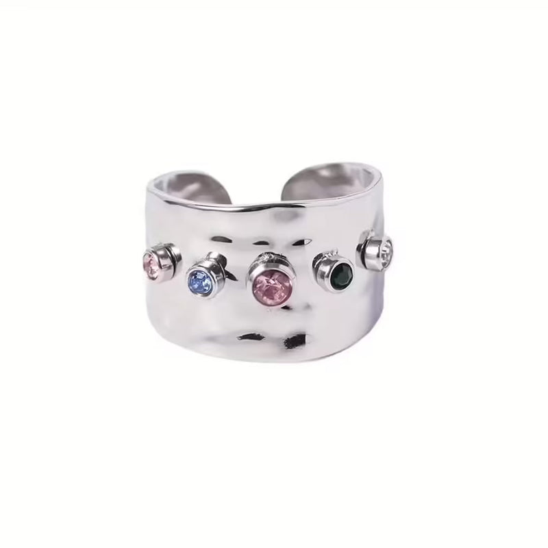 Vintage Gold Cubic Zirconia Ring