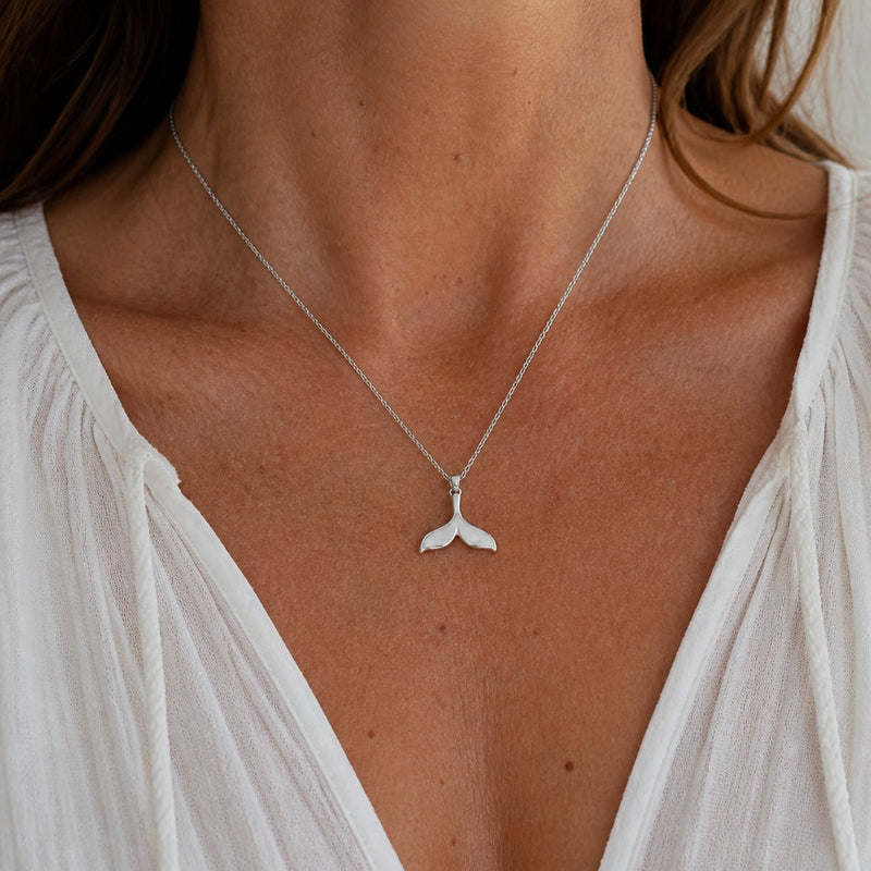 Elegant Whale Tail Necklace