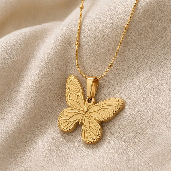 Prestige Butterfly Charm Necklace