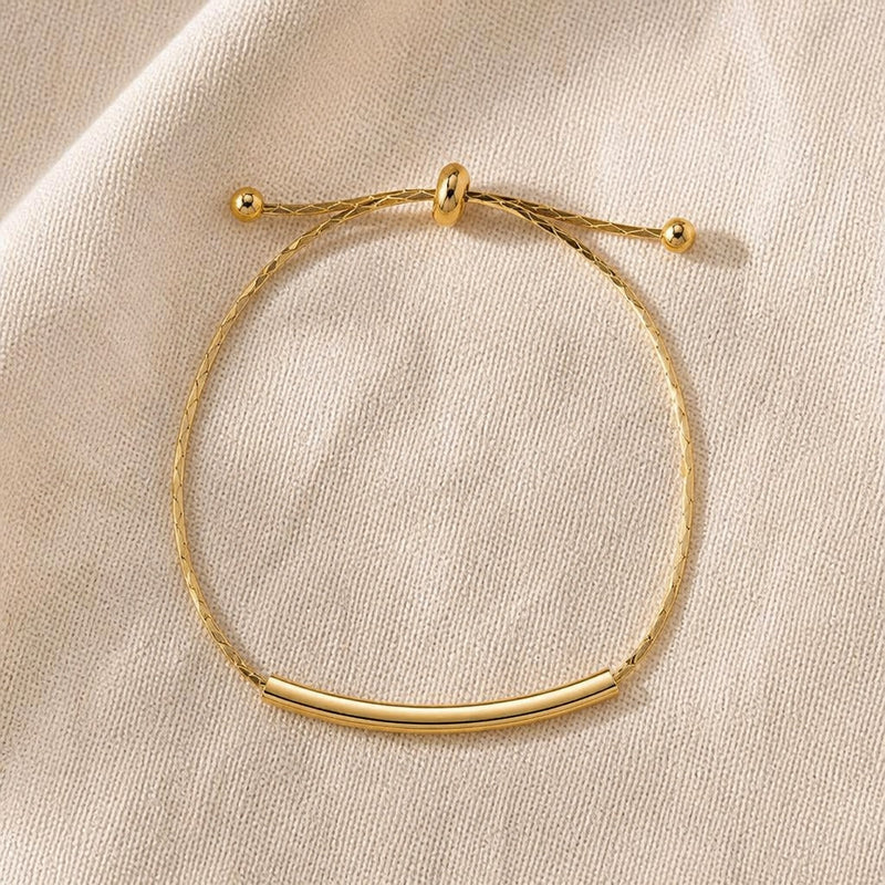 Minimal Gold Bangle Bracelet