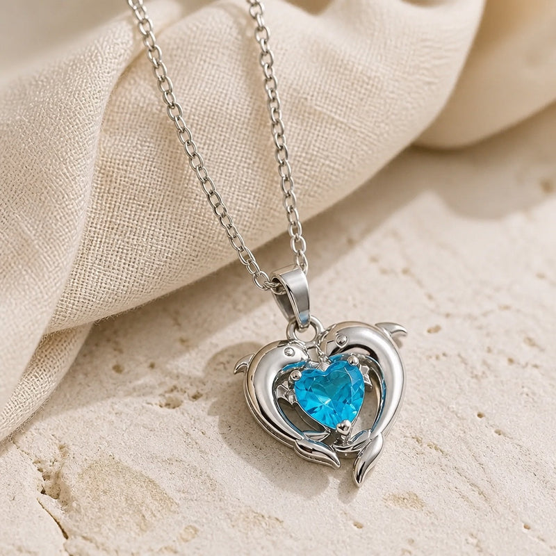 Oceanheart Twins Necklace