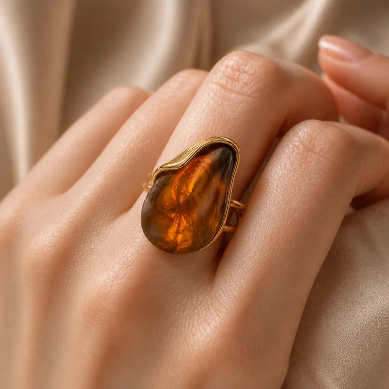 Mono Stone SS Ring