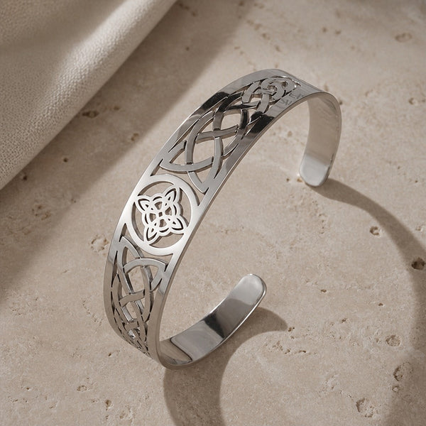 Celestial Amulet Cuff Bracelet