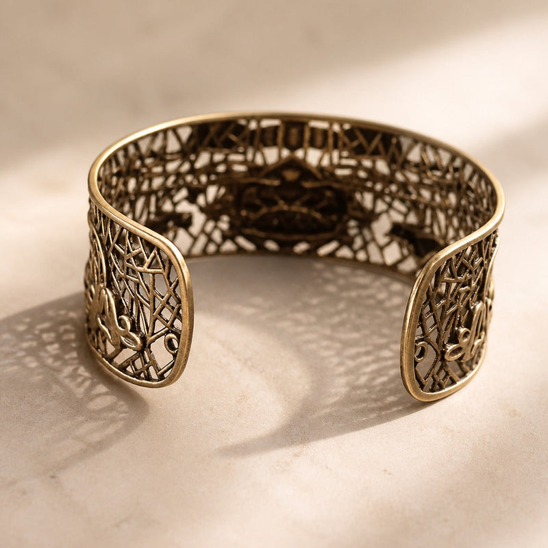 Sculpted Floral Heritage Bracelet