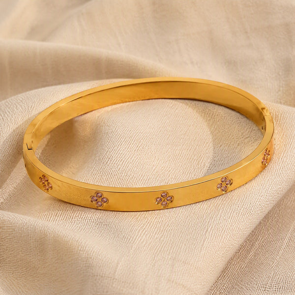 Celestial Zirconia Gold Bracelet