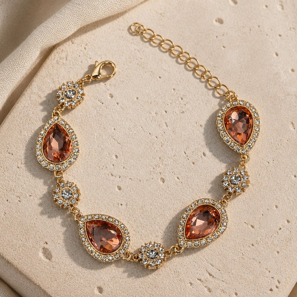 Vintage Jewel Teardrop Bracelet