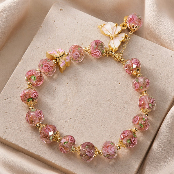 Whimsical Butterfly Charm Bracelet