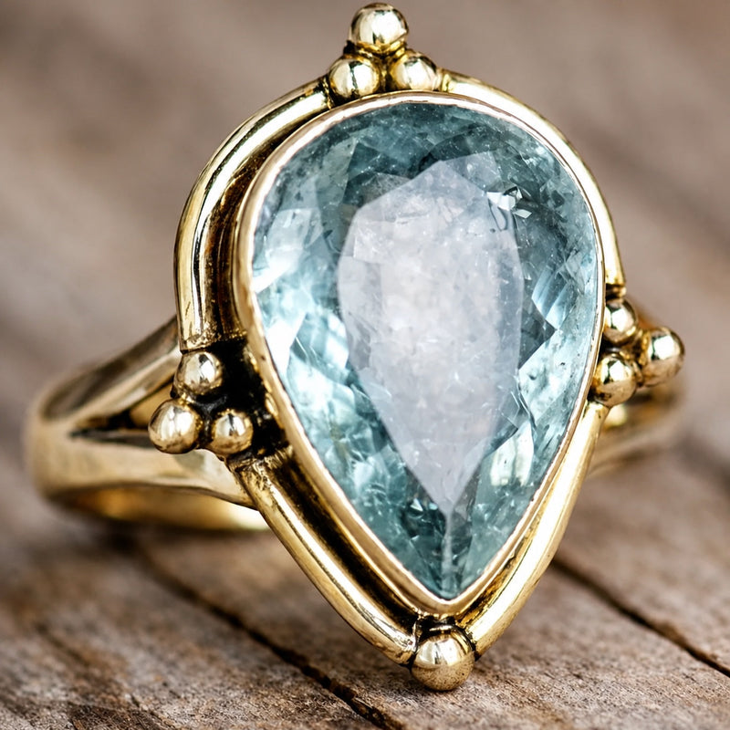 Handmade Bohemian Stone Ring