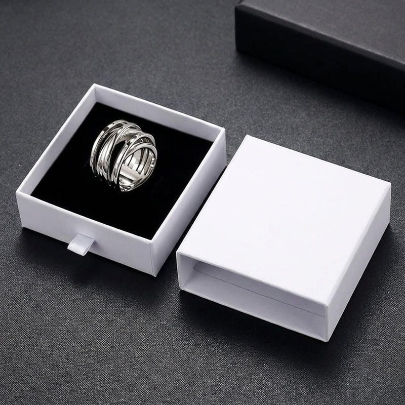 Vintage Layered Silver Ring