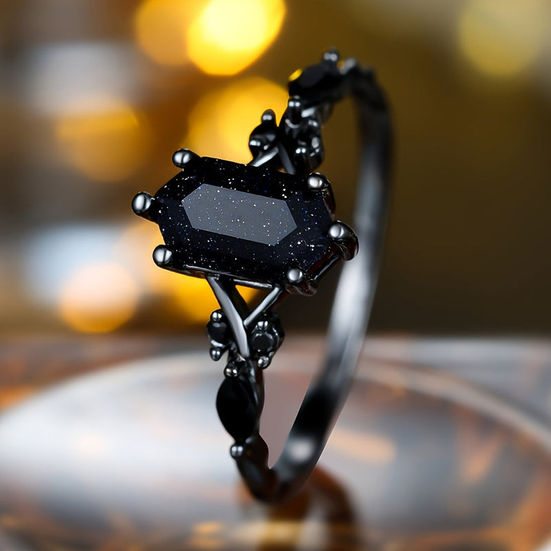 Midnight Luxe Crystal Ring