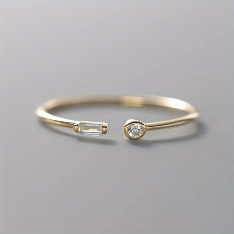 Minimalist Zirconia Band Ring
