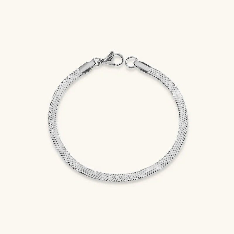 Lustrous Vida Herringbone Wristpiece