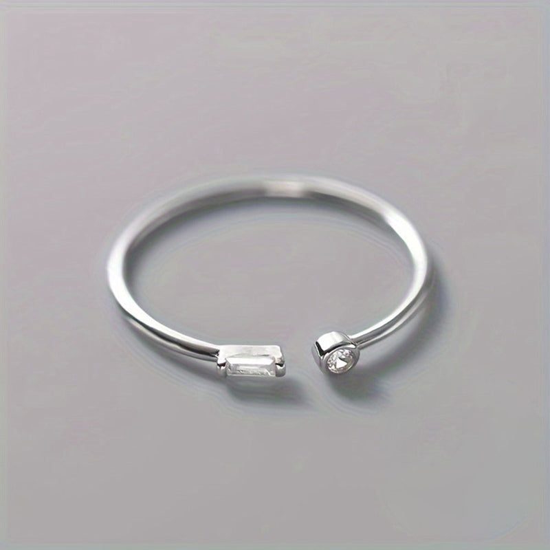 Minimalist Zirconia Band Ring