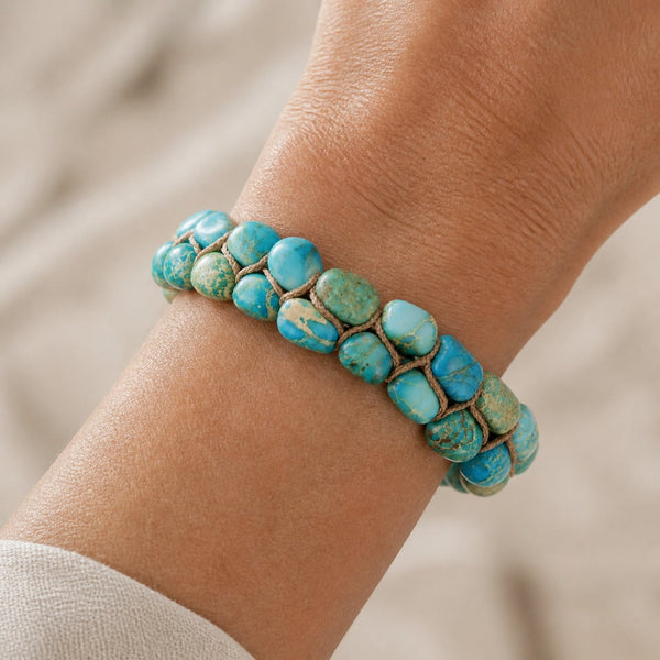 Natural Handmade Turquoise Bracelet