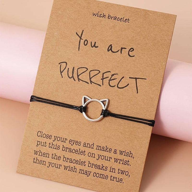 Purrrfect Silver Gifting Bracelet