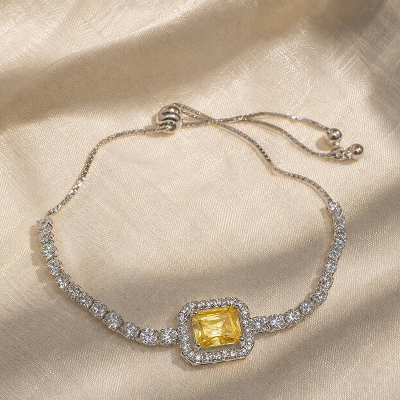 Exquisite Yellow Stone Bracelet
