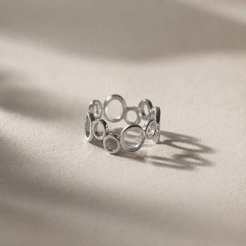 Exquisite Hollow Circle Ring