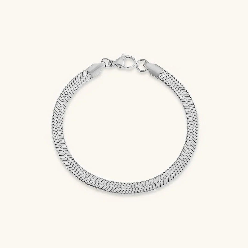 Lustrous Vida Herringbone Wristpiece