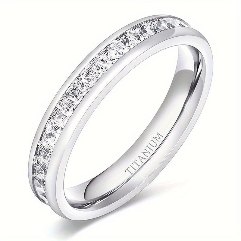 Princess Channel Titanium Band