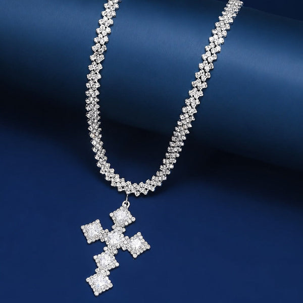Luxury Zirconia Cross Necklace