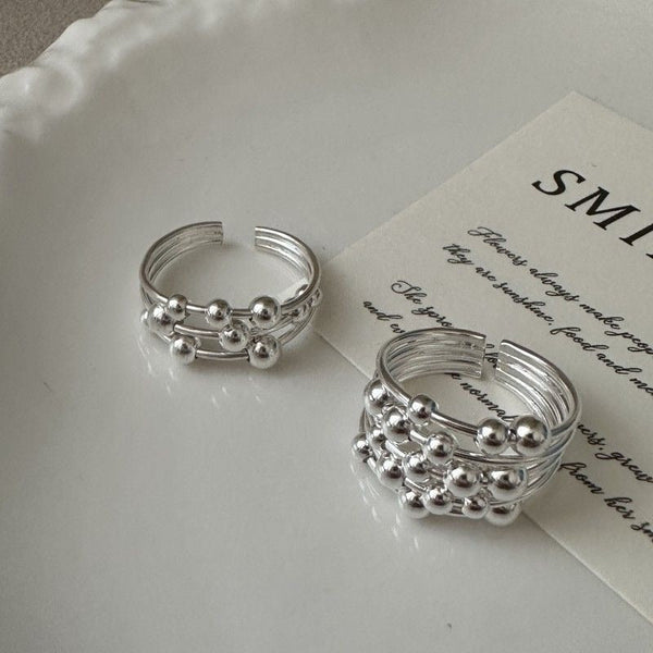 Vintage Silver Plant Shoots Ring
