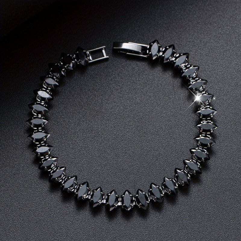Gothic Statement Onyx Bracelet