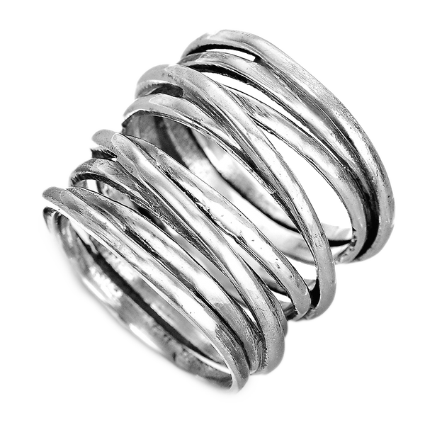 Chunky Wrap Wide Band Ring
