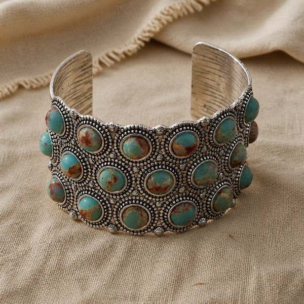 Vintage Natural Stone Bangle