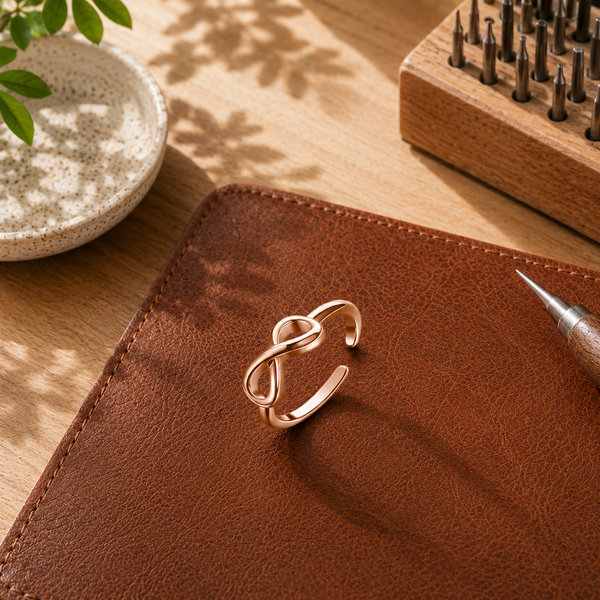 Loop Copper Toe Ring