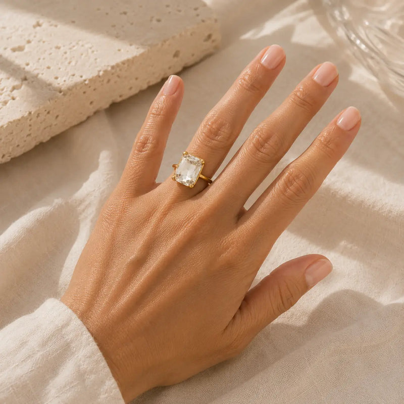 Crystal Vault Vintage Ring