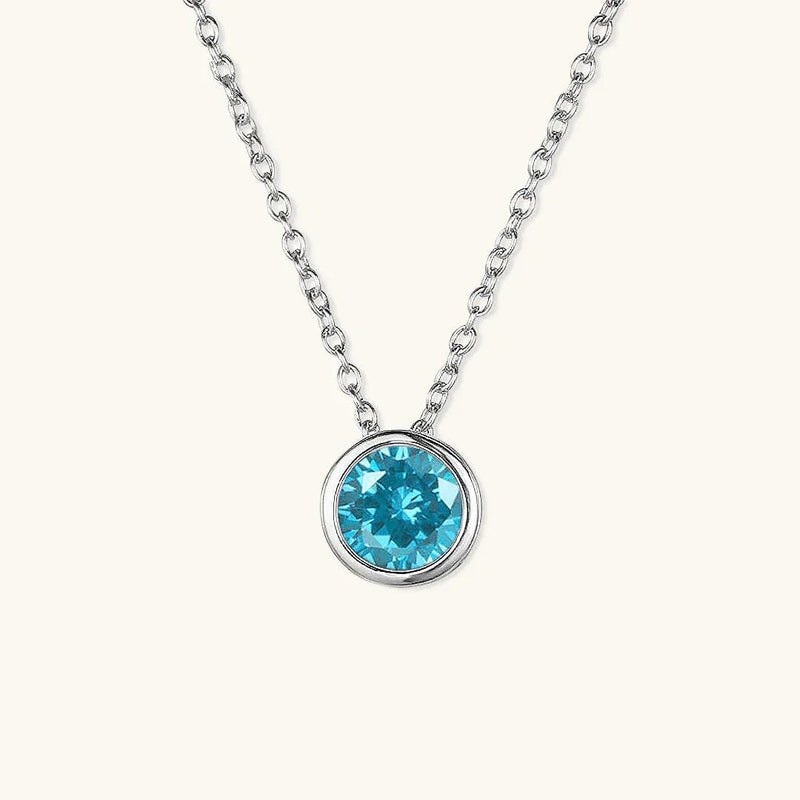 Radiant Gemstone Gold Chain