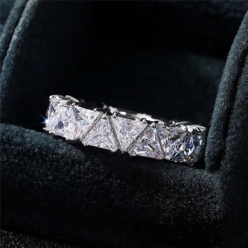 Vintage Triangle Stone Ring