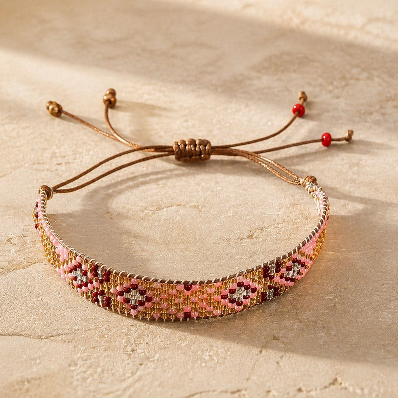 Handmade Beaded Bohemian Bracelet