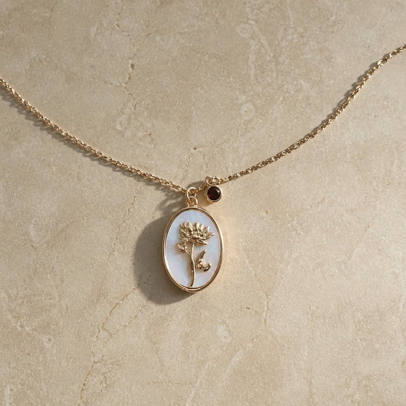 Vintage Birthstone Necklace Collection