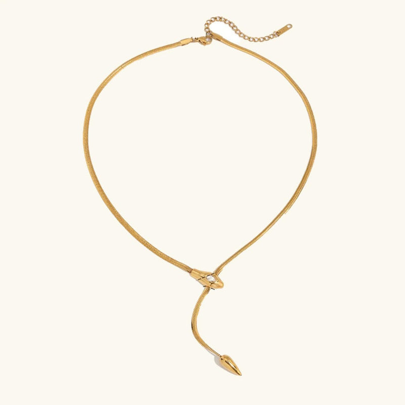 Vintage Gold Serpentine  Necklace