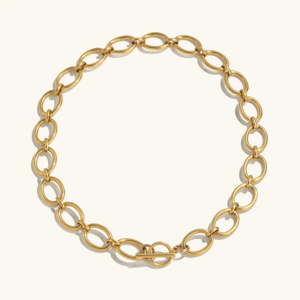 Timeless Bold Gold Chain Necklace