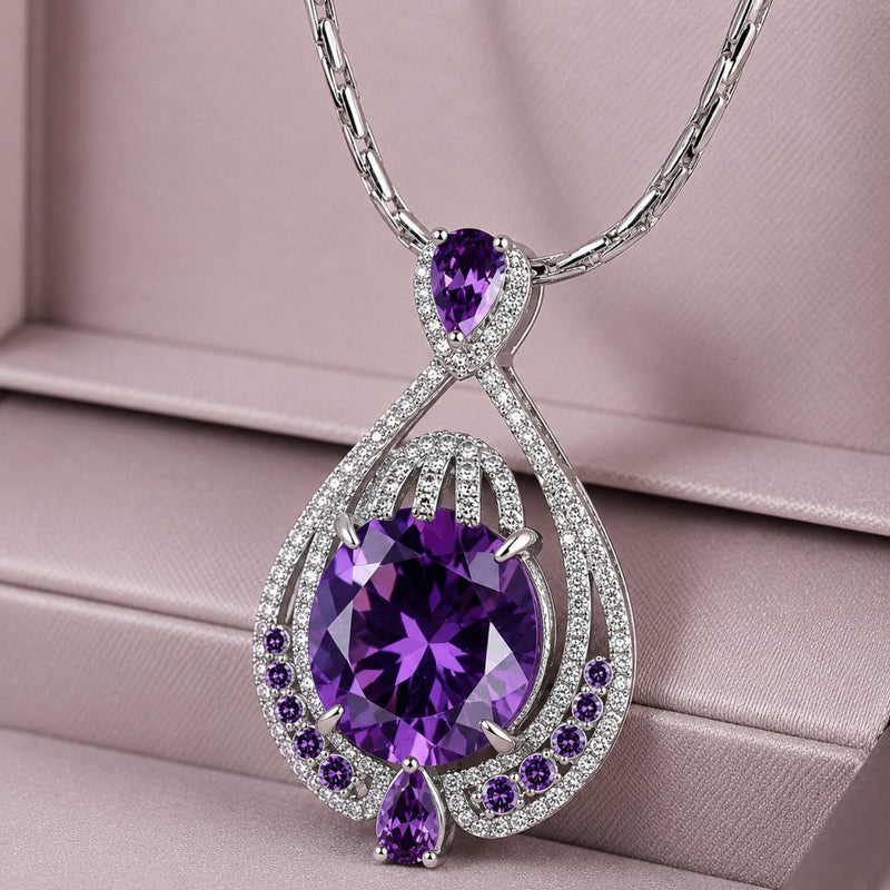 Exquisite Zirconia Pendant Necklace
