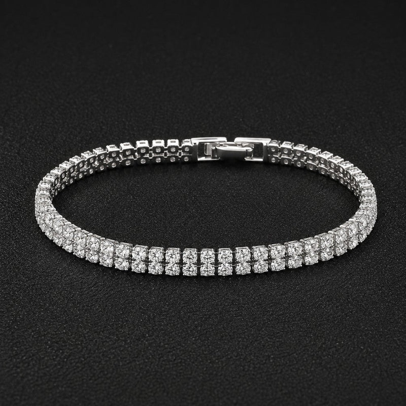Luxurious Synthetic Zirconia Bracelet