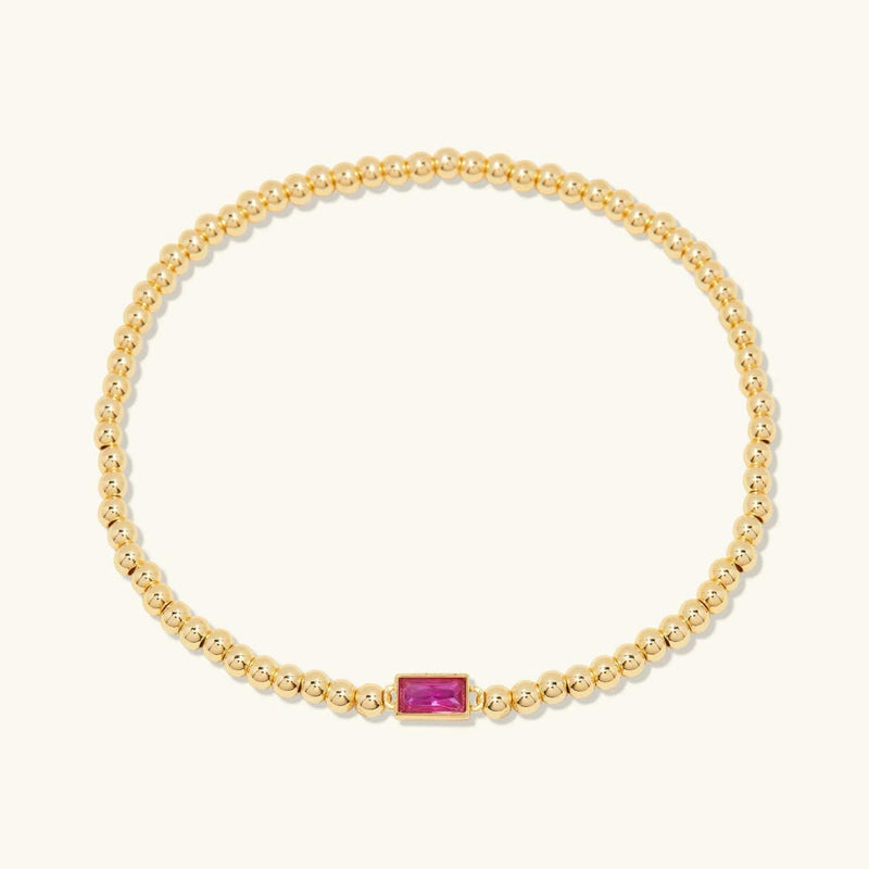 Radiant Gemstone Bracelet