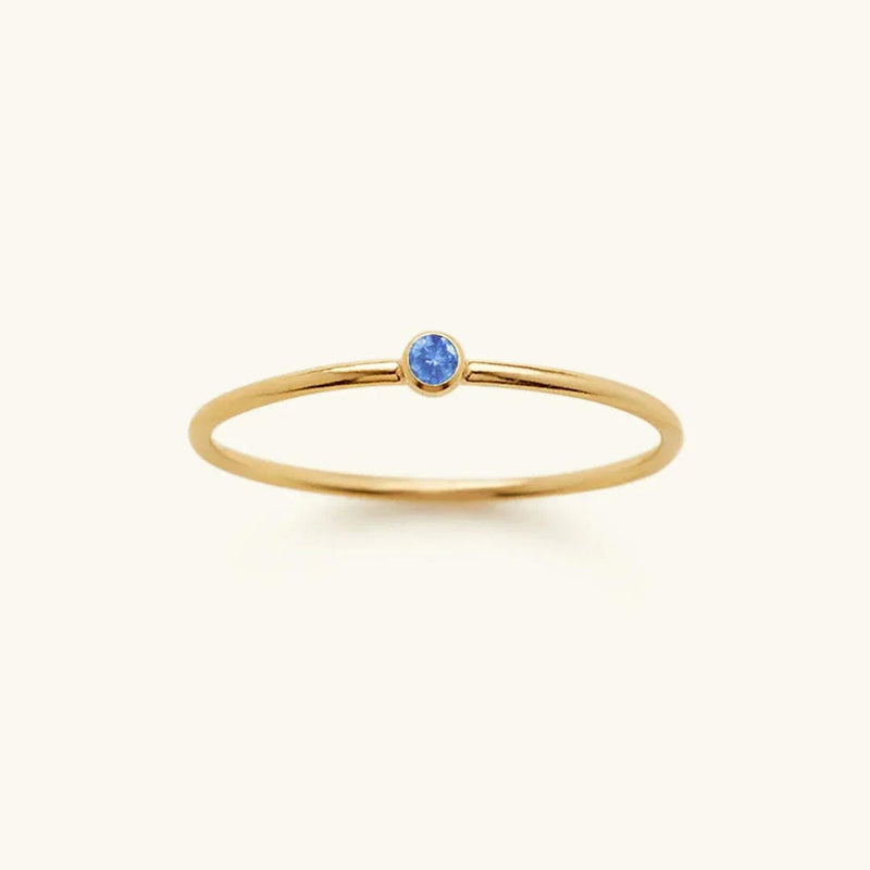 Precious Gemstone Stacker Ring