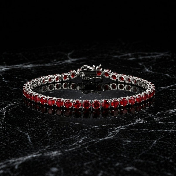 Ruby Tennis Bracelet