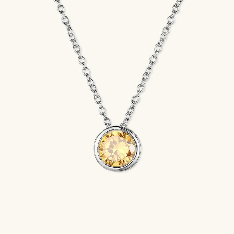 Radiant Gemstone Gold Chain