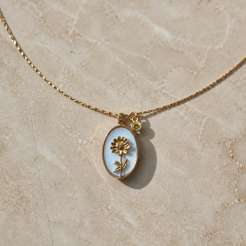 Vintage Birthstone Necklace Collection