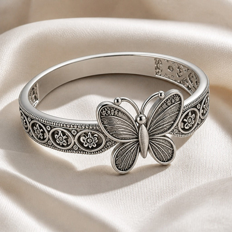 Refined Zirconia Butterfly Ring