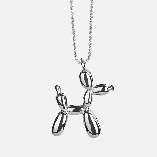 Balloon Dog Pendant Necklace