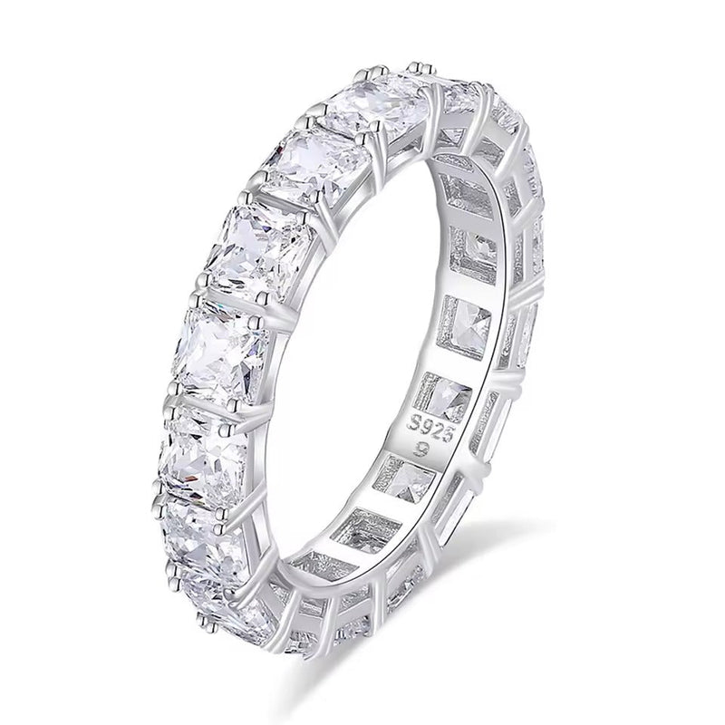 Vintage Clasic Zirconia Silver Ring